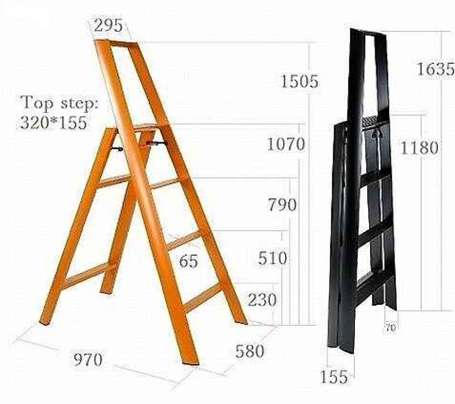 Home Niwaki | Lucano 3 Stepstep Ladder