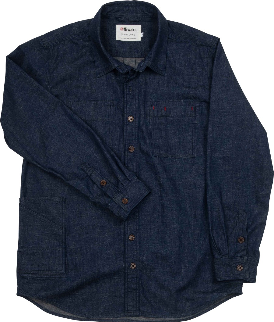 Gear & Clothing Niwaki | Niwaki Shigoto Shirtdenim Work Shirt